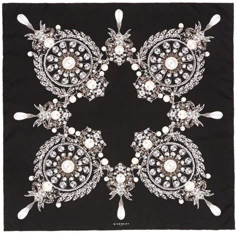 givenchy jeweled silk scarf|givenchy twilly.